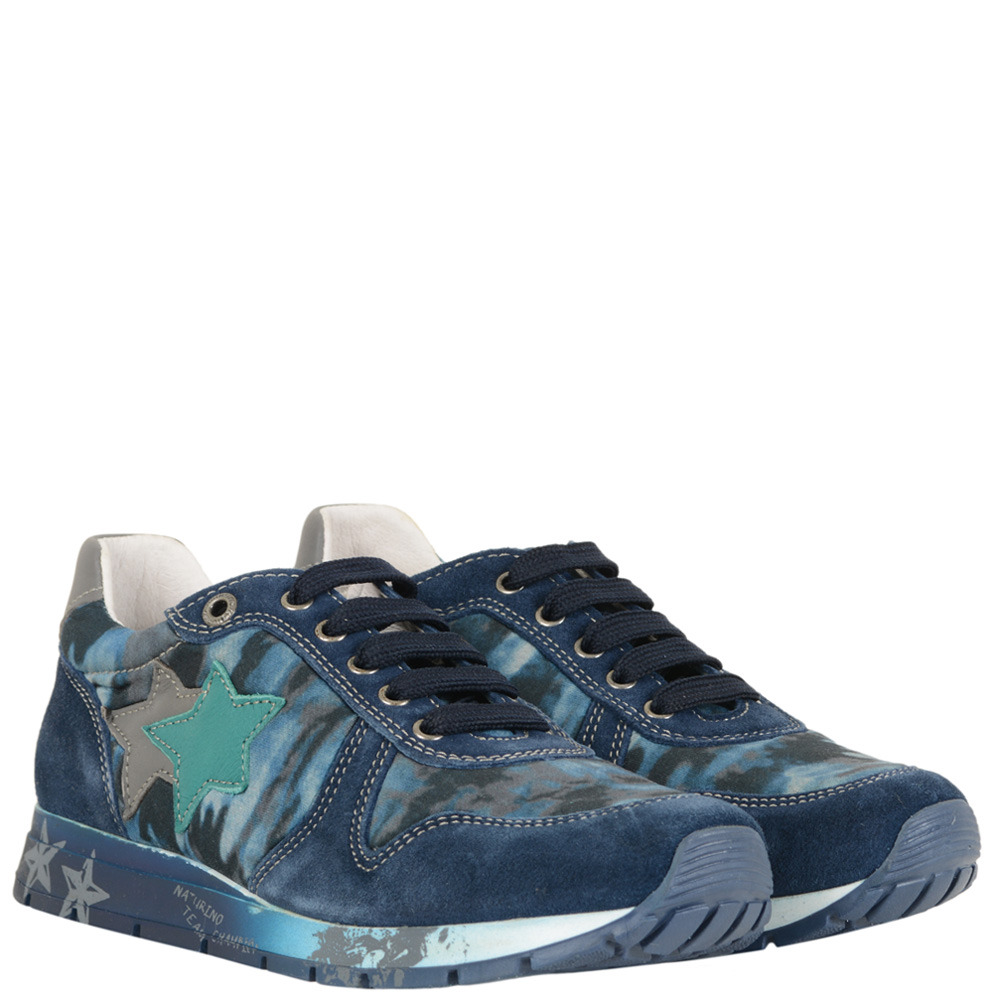 

Кроссовки Naturino Bomba blue-military 38 синий