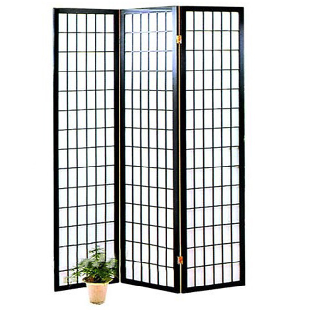 

Ширма трехсекционная Onder Metal W-31 SN-0009-B Черный