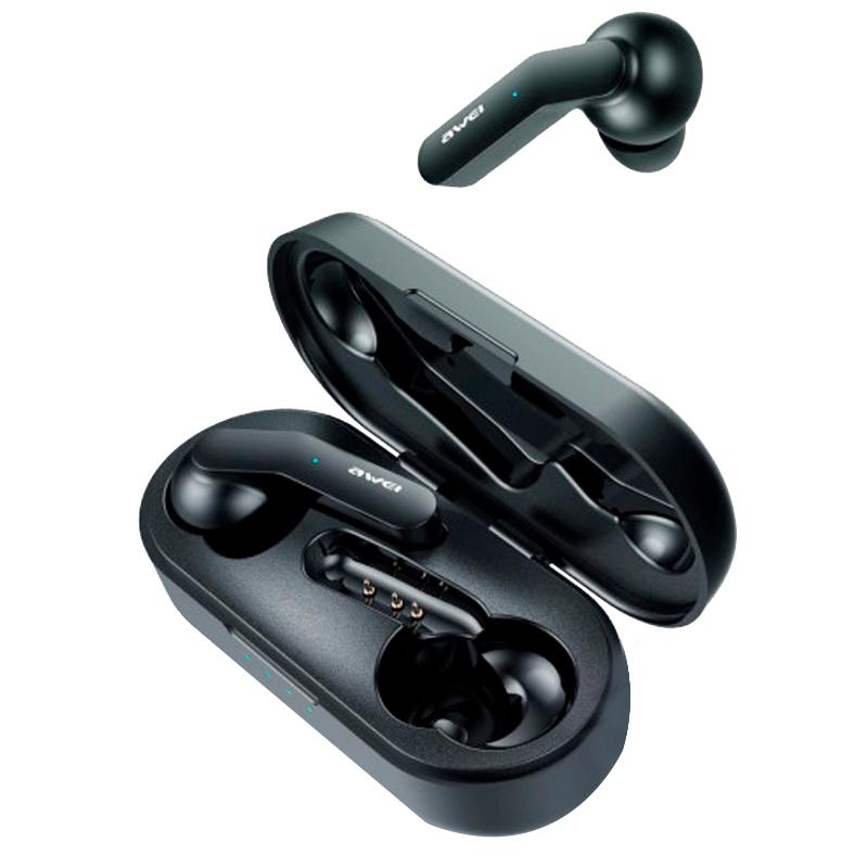 

Беспроводные Bluetooth наушники Awei T10c Sport Black