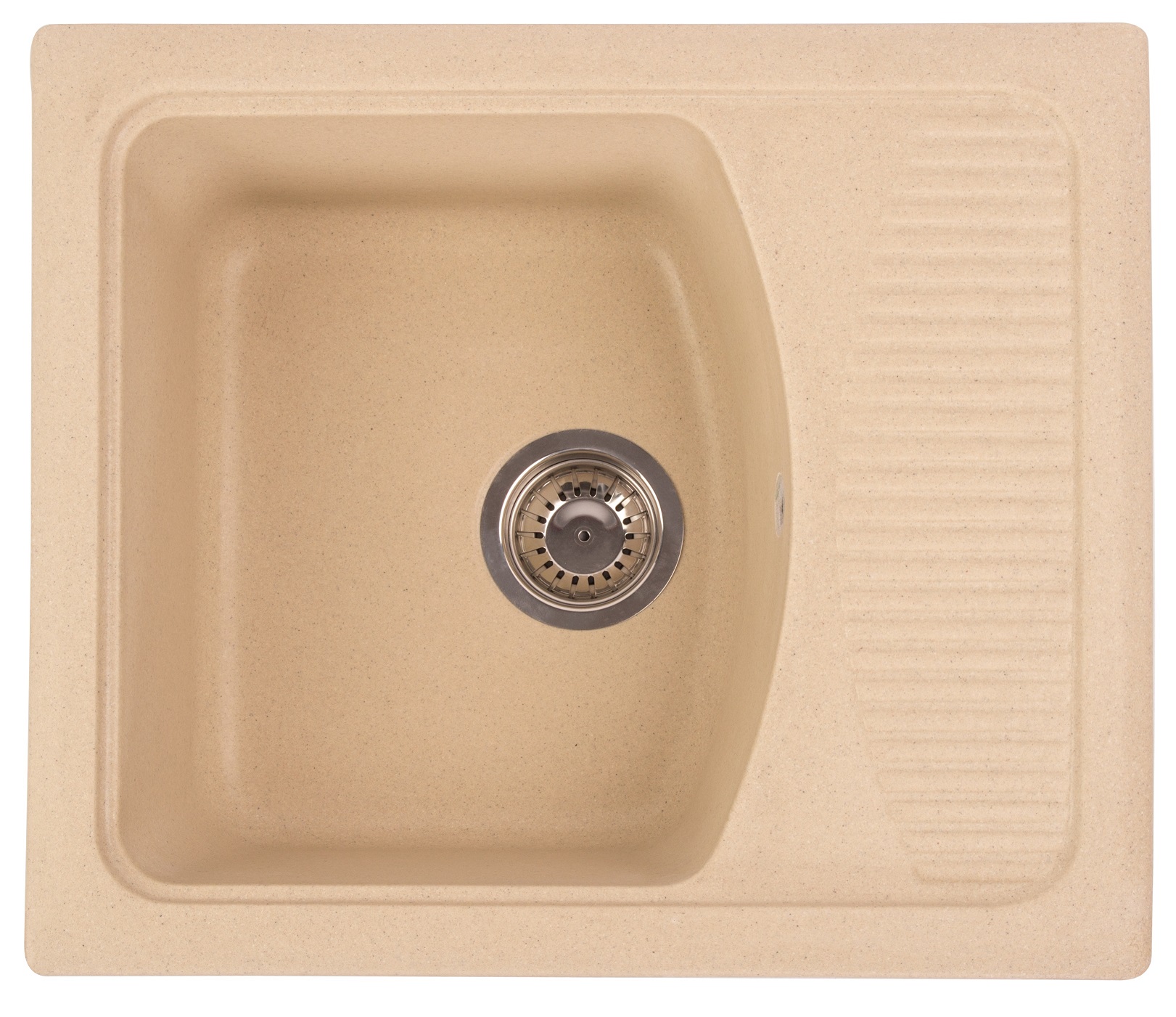 

Кухонная мойка GRANITIKA Cube Bevel (Беж) CB585020-6