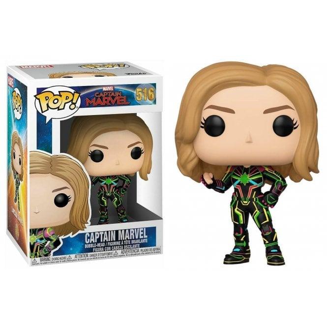 

Фигурка Funko Pop Фанко Поп Капитан Марвел в неоновом костюме Captain Marvel Neon Suit 10 см Movies CM CM 516 (CZ00Movies CM CM 516)