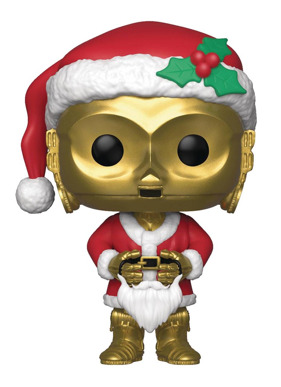 

Фигурка Funko Pop Фанко Поп Звездные Войны Санта Си Три Пи О Star Wars Santa C-3PO 10 см SW RD 276 (CZ00SW СP 276)