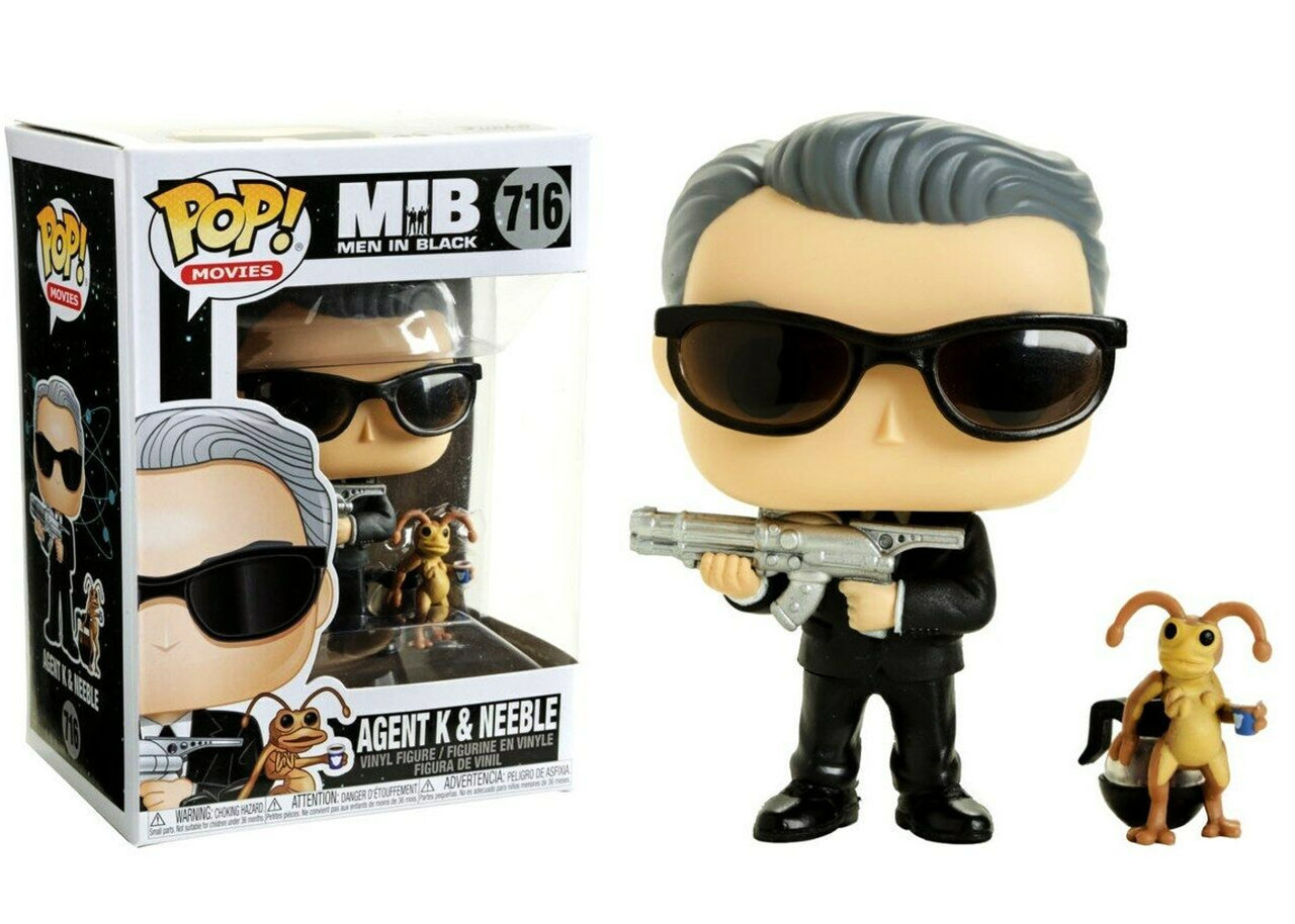 

Фигурка Funko Pop Фанко Поп Агент Кей и Neeble Люди в черном Men in Black Agent К and Neeble MB К716 (CZ00MB К716)