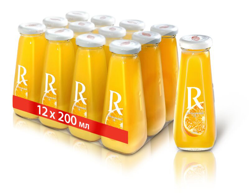 Акція на Упаковка сока Rich Апельсиновый с мякотью 0.2 л х 12 шт (4650075420690) від Rozetka UA