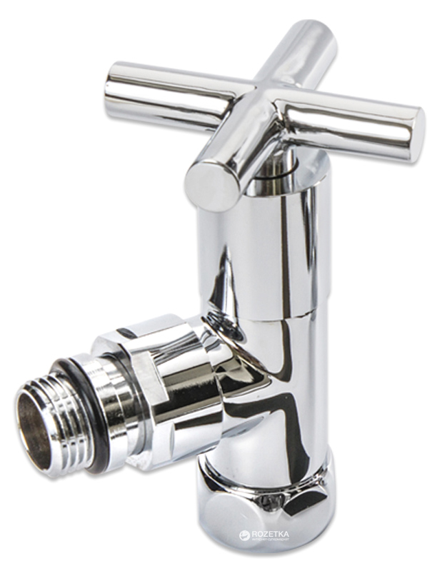 

Кран для полотенцесушителя Laris Luxon Элит угловой 1/2"х3/4" (ZZ-4704) 2 шт.