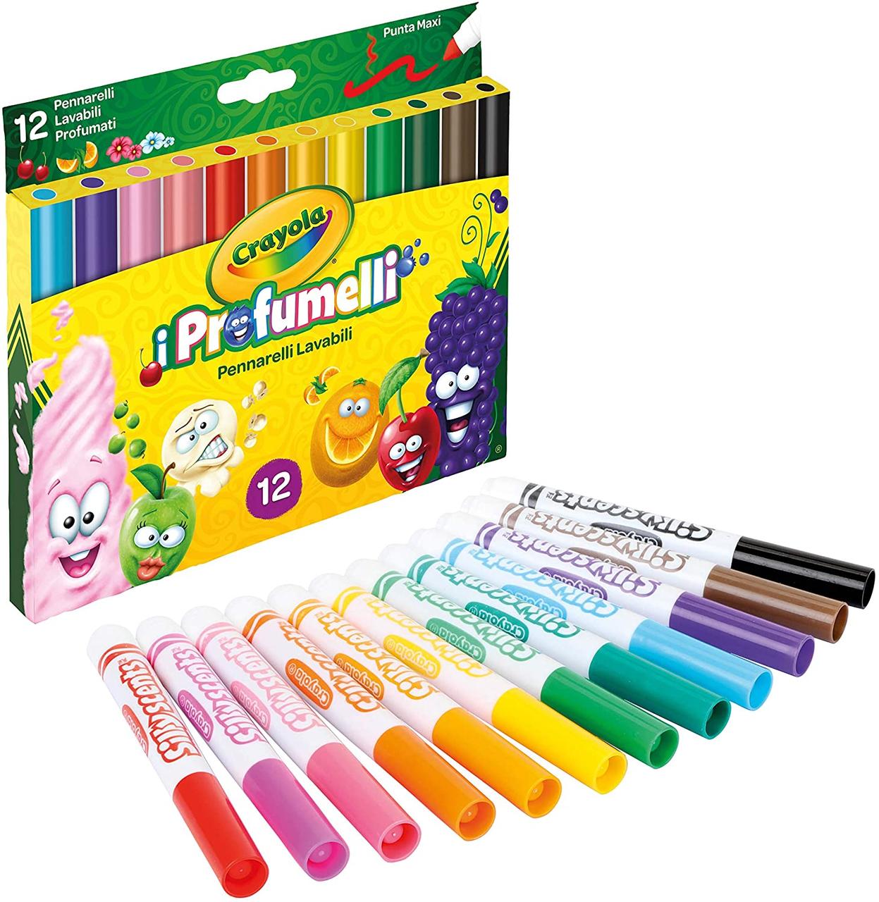 

Набір фломастерів Crayola Scents Scented Broad Line Markers 12 штук (58-8337)