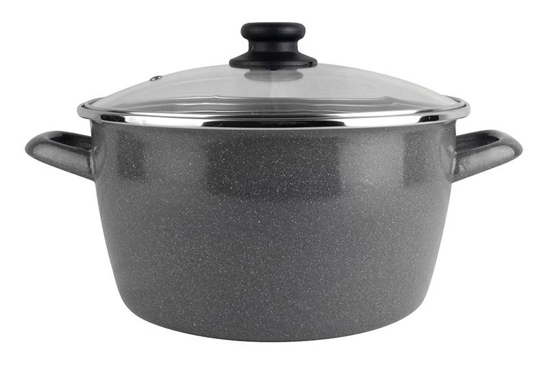 

Кастрюля эмалированная Gransasso 1.9л с антипригарным покрытием Vitrinor (TР01632316143)