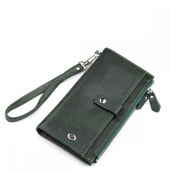

Женский кожаный кошелек ST Leather 18380 Зелёный