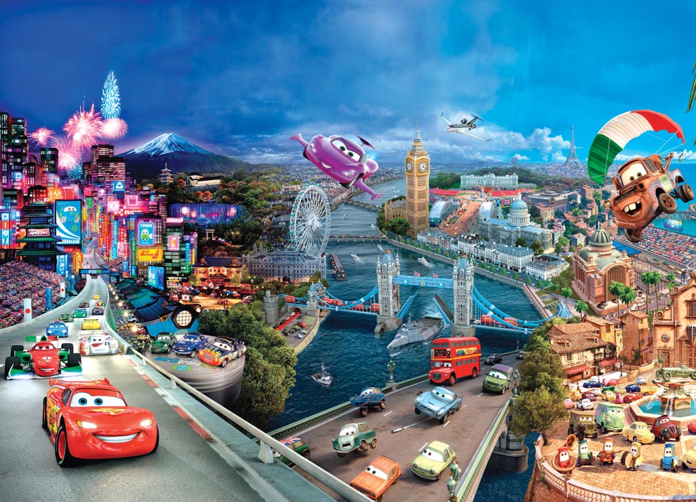

Фотообои WS Wallpaper Город Машин 360*260 (31132) Глянец
