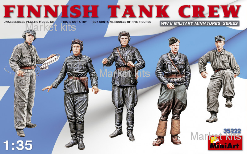 

Финский экипаж танка 1:35 MINIART (MA35222)