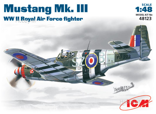 

Истребитель Mustang Mk.III 1:48 ICM (ICM48123)