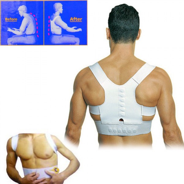 

Магнитный корректор осанки для спины Magnetic Posture Support S-M