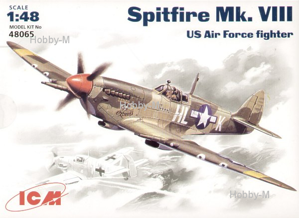 

Истребитель Spitfire Mk.VIII 1:48 ICM (ICM48065)