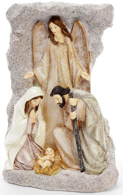 

Декоративная рождественская статуэтка "Вертеп" 15.5х8х23.5см (25683)