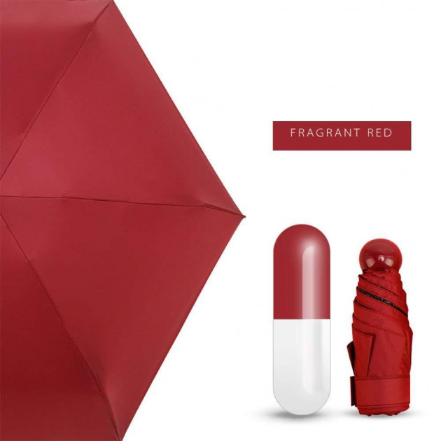 

Мини-зонт в капсуле Capsule Umbrella mini Красный
