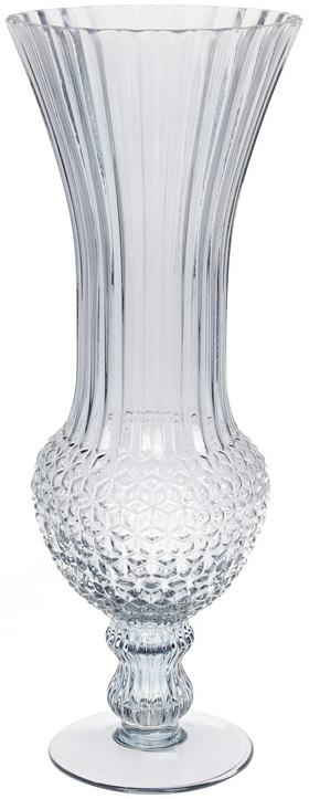 

Ваза декоративная Ancient Glass Ля-Рошель 17.5х17.5х45см, голубое стекло