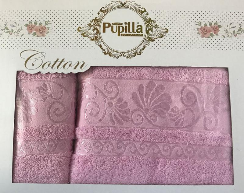 

Набор 2 полотенец Pupilla (50х90 и 70х140см) сиреневые, махра
