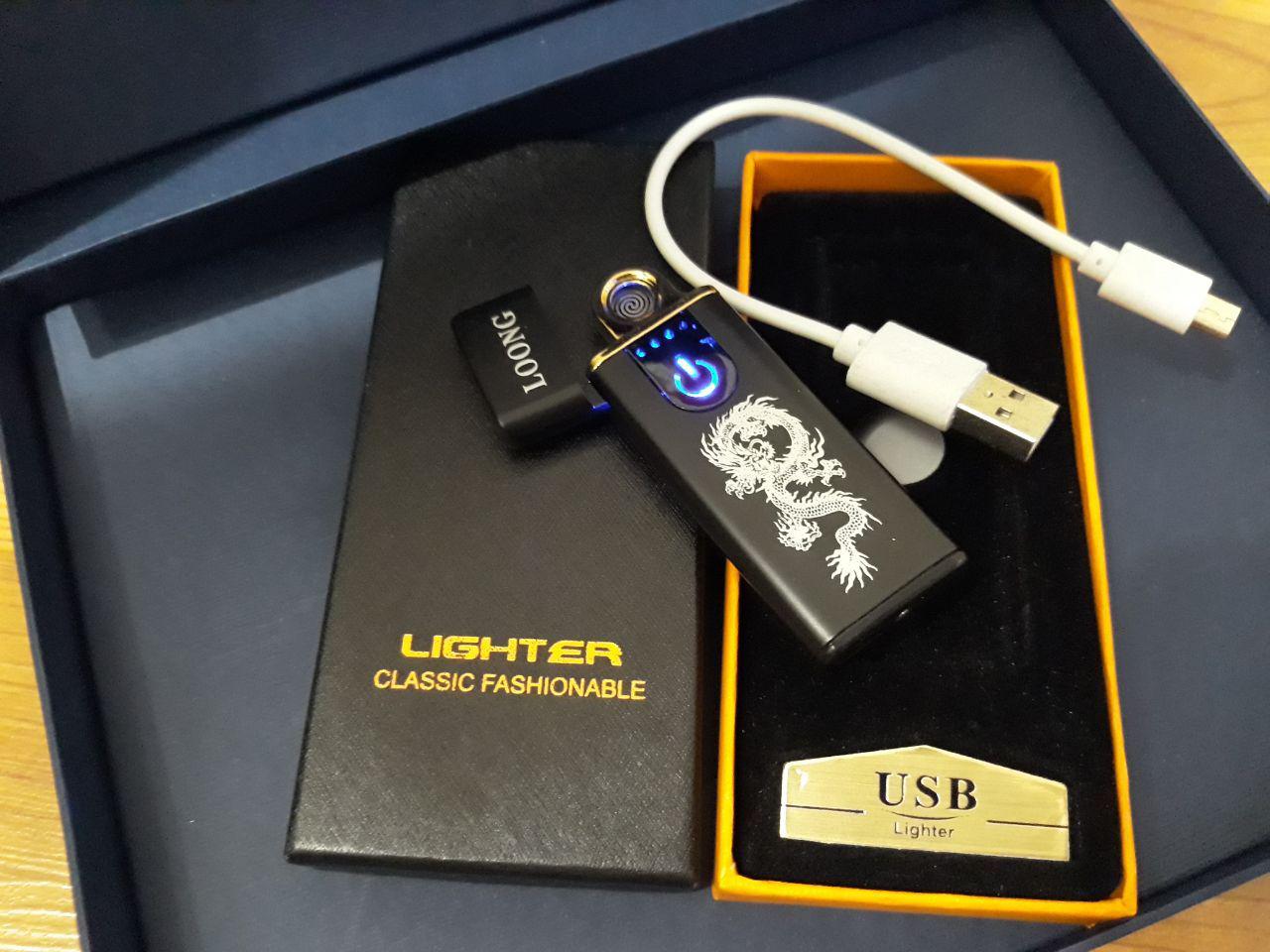 

Электронная USB зажигалка UTM Дракон Черный (143452)