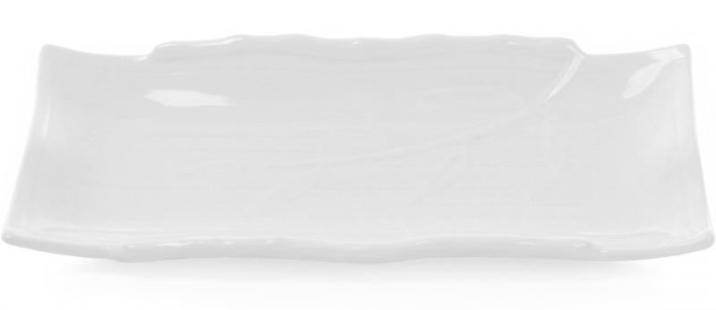 

Набор 4 прямоугольные тарелки "White City Бамбук" 30х18см для суши (белый фарфор)