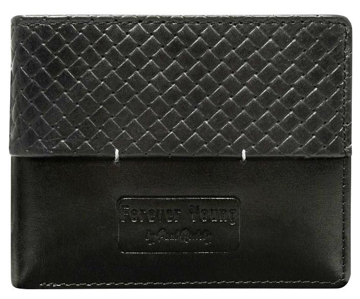 

Горизонтальное кожаное мужское портмоне ALWAYS WILD black supersumka (TР012N951PVT black)