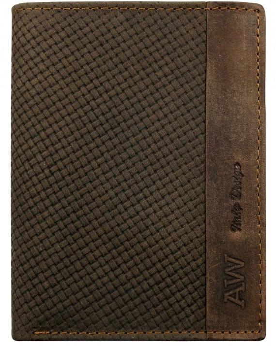 

Вертикальное портмоне из натуральной кожи Always Wild коричневое supersumka (TР012N4BPU2 brown)