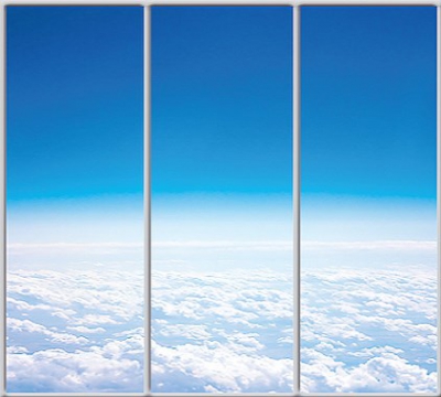 

Шкаф купе Luxe Studio Стандарт-1 Фотопечать Природа-41 2300x2100x450 трехдверный