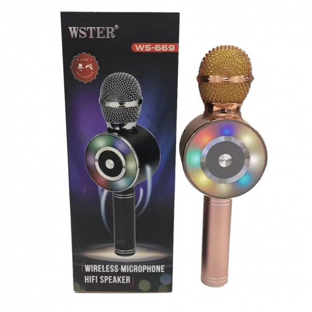 

Караоке микрофон с встроенным динамиком Wster WS-669 WSTER