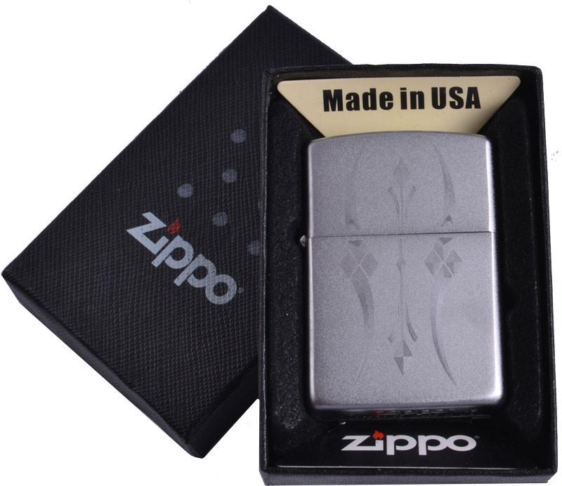 

Зажигалка бензиновая Zippo в подарочной упаковке №4728-2 Zippo
