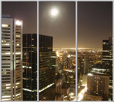 

Шкаф купе Luxe Studio Стандарт-1 Фотопечать Архитектура-78 2300x2400x450 трехдверный