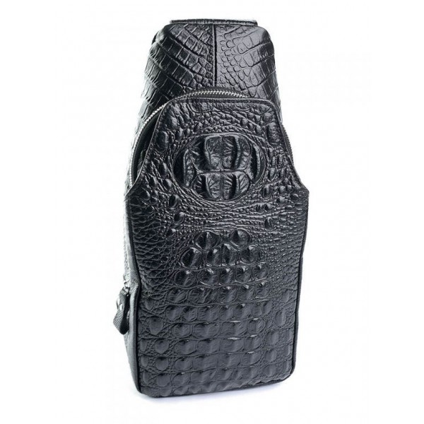 

Мужская сумка через плечо кожаная Parse №SL-5009 Черный