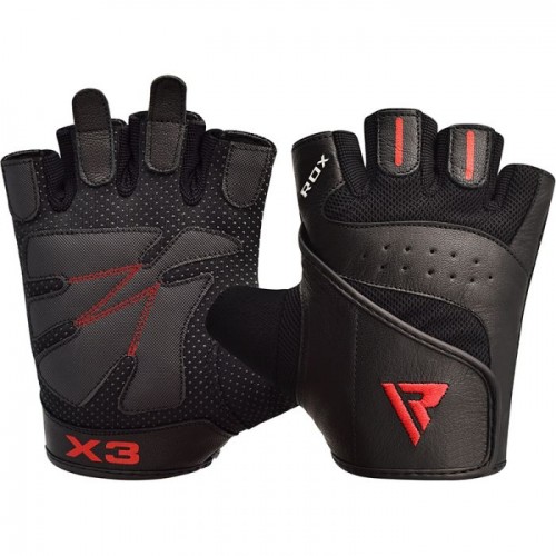 

Перчатки для фитнеса RDX S2 Leather Black S