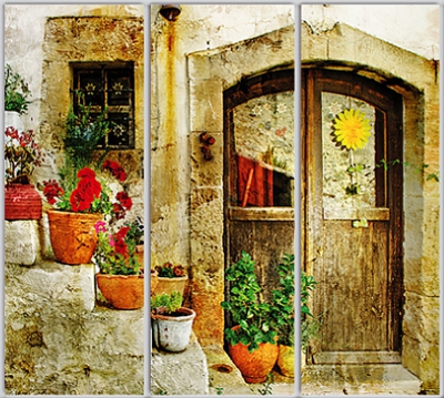 

Шкаф купе Luxe Studio Стандарт-1 Фотопечать Архитектура-103 2300x2000x450 трехдверный