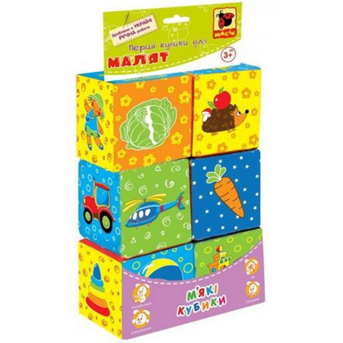 

Набор мягких кубиков «Мой маленький мир» Масик (MK8101-10)