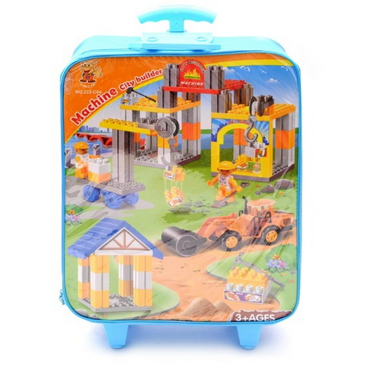 

Блочный конструктор «Стройплощадка» 78 дет A-Toys (222-С04)