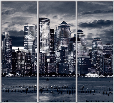 

Шкаф купе Luxe Studio Стандарт-1 Фотопечать Архитектура-75 2300x2400x450 трехдверный