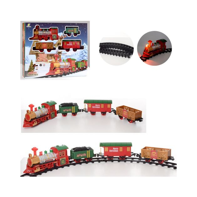 

Железная дорога Merry Christmas со светом и звуком A-Toys (1603B-4C)