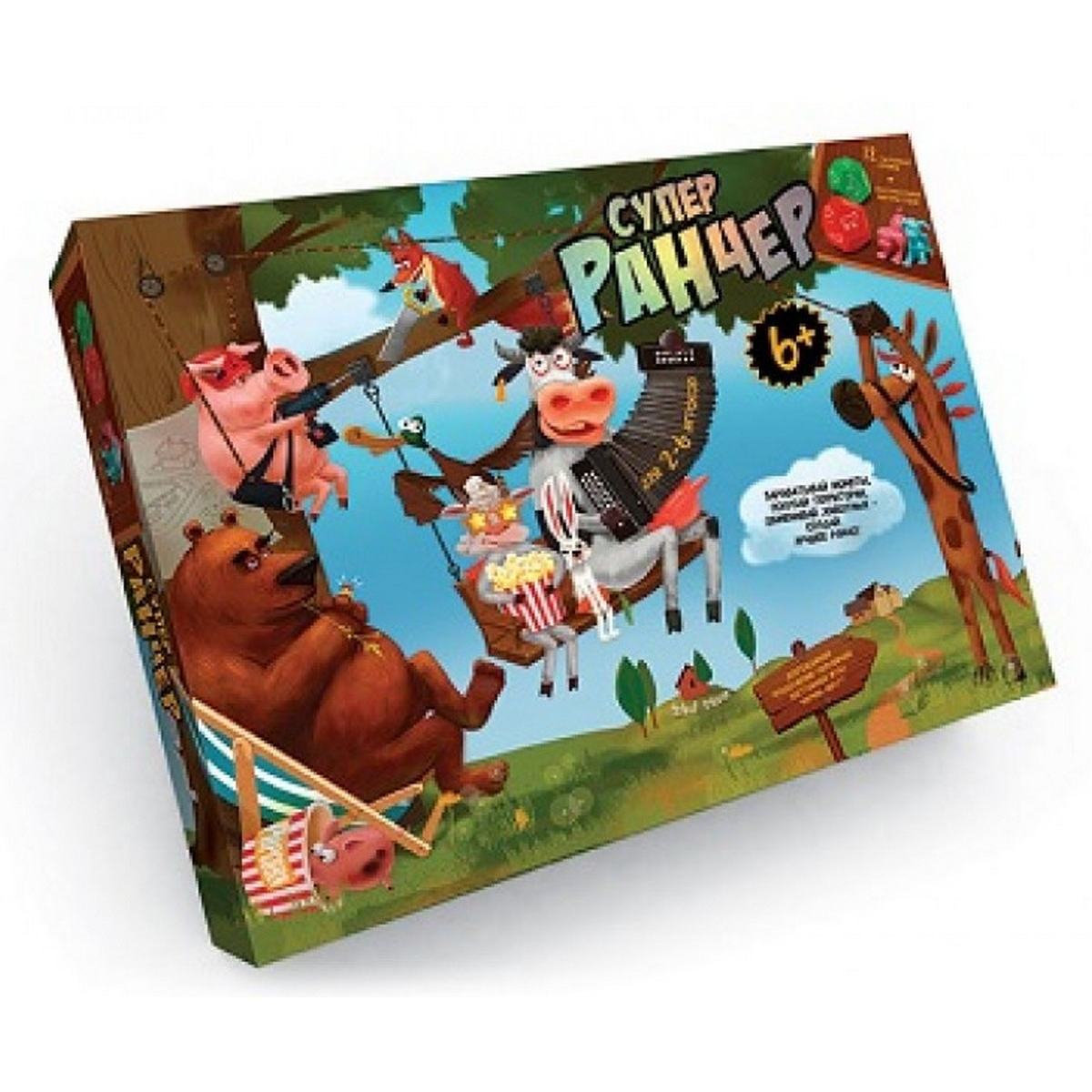 

Настольная развлекательная игра «Супер Ранчер» Danko Toys (ФР-00008343)
