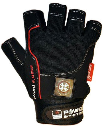 

Перчатки для фитнеса и тяжелой атлетики Mans Power Power System-2580 Black XS - (F_190227)