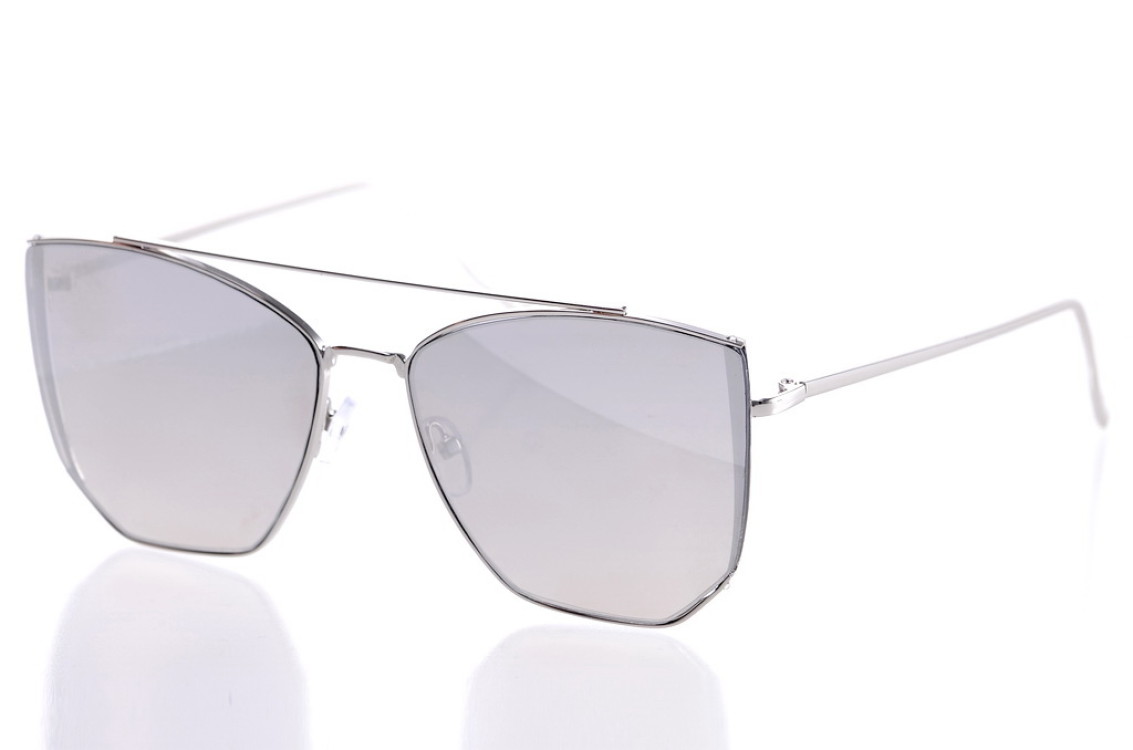 

Женские солнцезащитные очки GlasseS с поляризацией, цвет линзы серебряное зеркало, цвет оправы серебряный