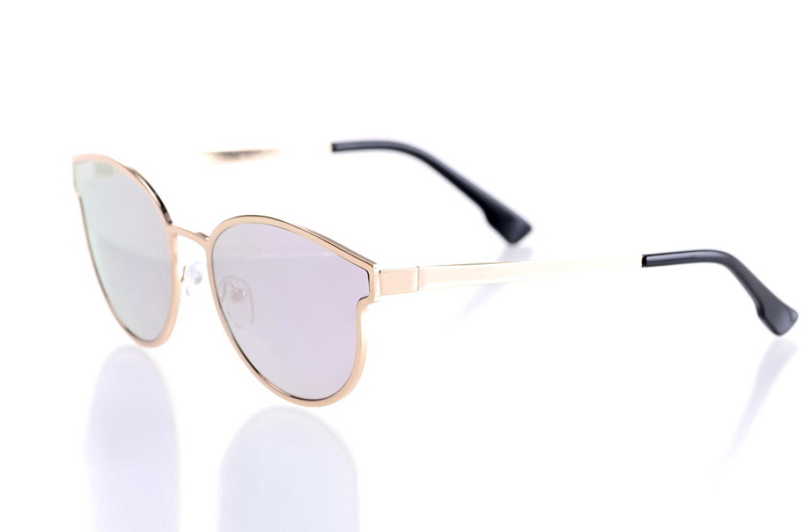 

Женские солнцезащитные очки GlasseS с поляризацией, цвет линзы розовый, цвет оправы золотой