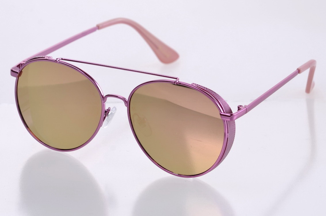 

Женские солнцезащитные очки GlasseS с поляризацией, цвет линзы розовый, цвет оправы розовый