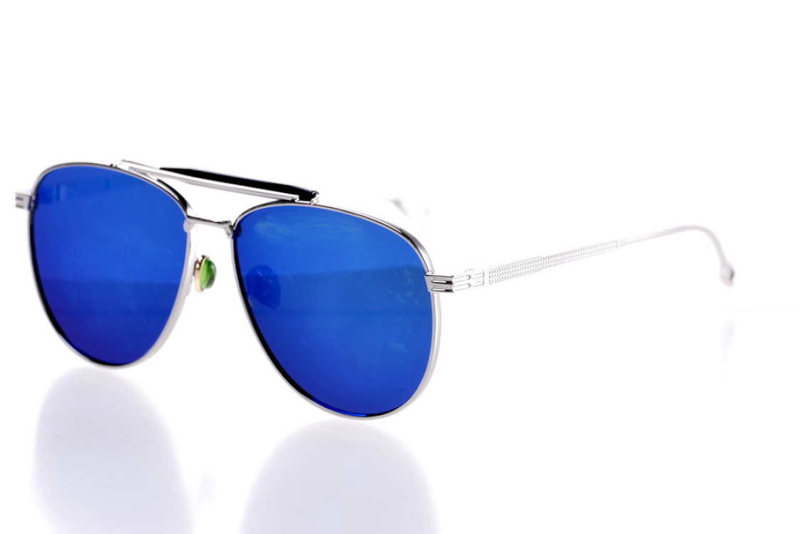 

Женские солнцезащитные очки GlasseS с поляризацией, цвет линзы синий, цвет оправы серебряный