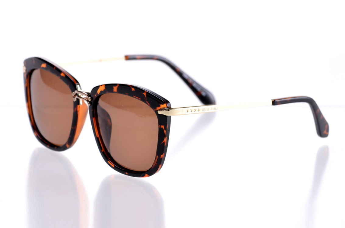 

Женские солнцезащитные очки GlasseS с поляризацией, цвет линзы коричневый, цвет оправы хаки