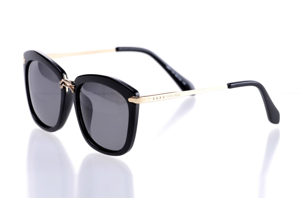 

Женские солнцезащитные очки GlasseS с поляризацией, цвет линзы чёрный, цвет оправы чёрный