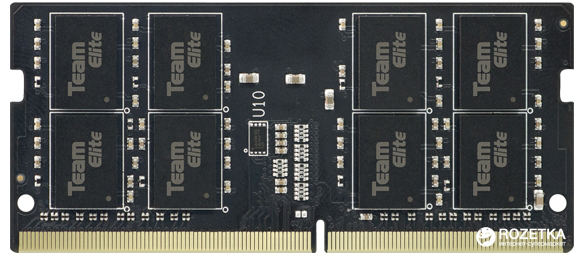 

Оперативная память Team Elite SODIMM DDR4-2133 4096MB PC4-17000 Black (TED44G2133C15-S01)