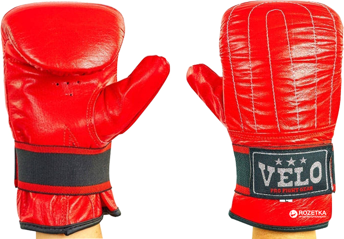 

Снарядные перчатки с эластичным манжетом на липучке Velo S Red (4004ULIZ-1-S)