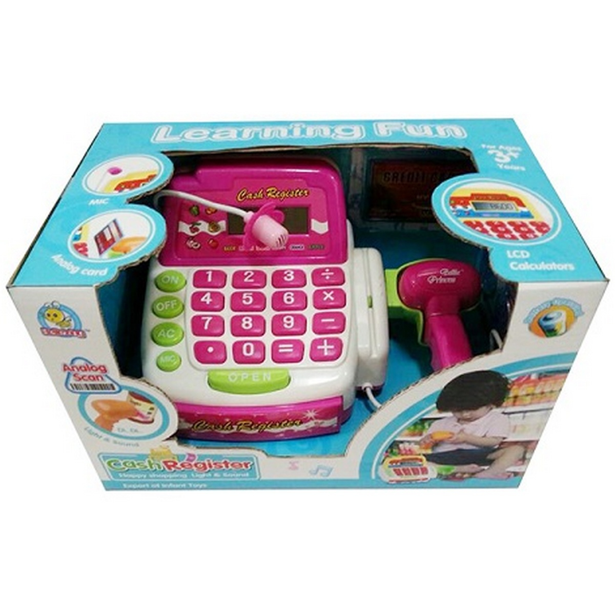 

Кассовый аппарат на батарейках FS-34442 A-Toys ( FS-34442)