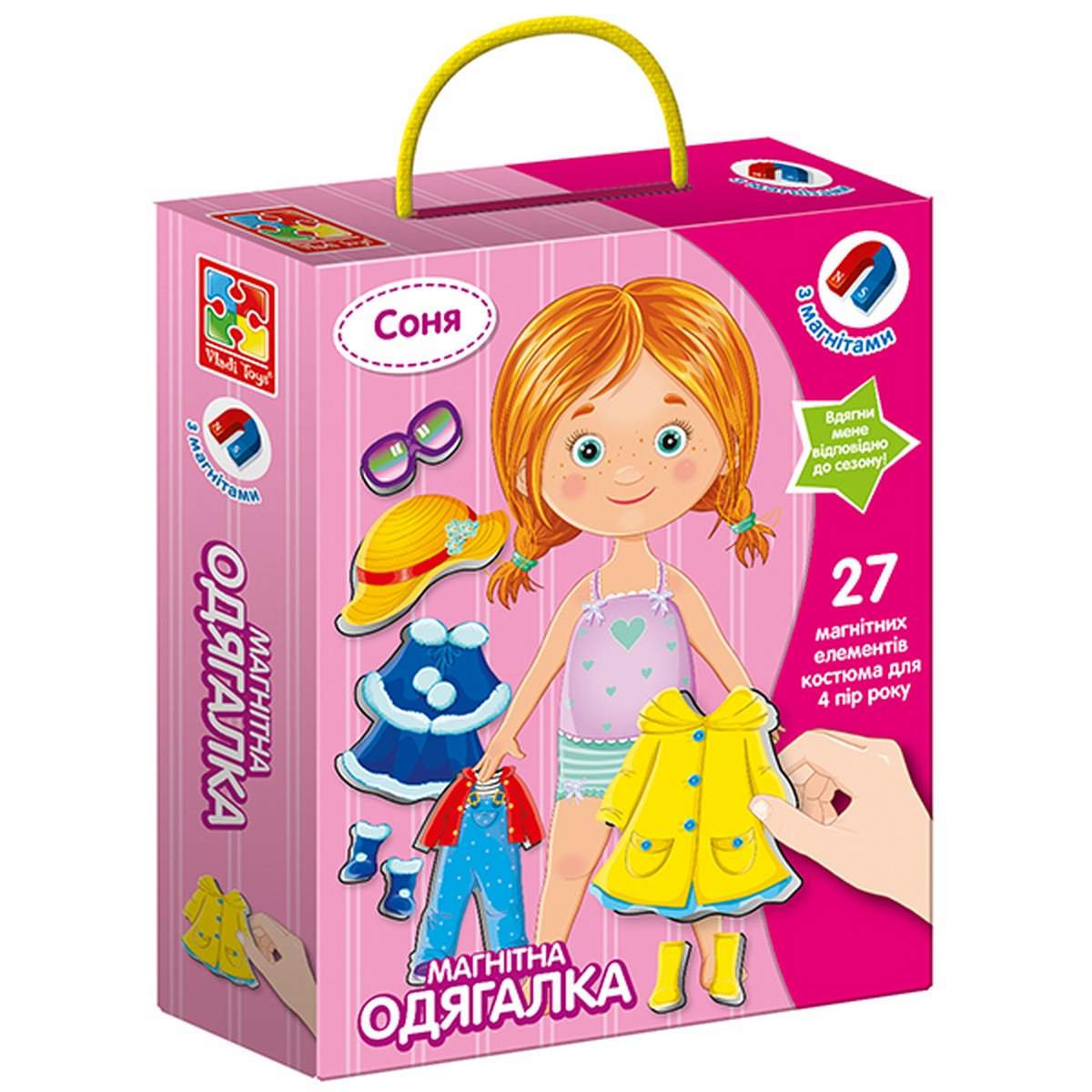 

Украинская магнитная игра-одевашка «Соня» Vladi Toys (VT3702-07)