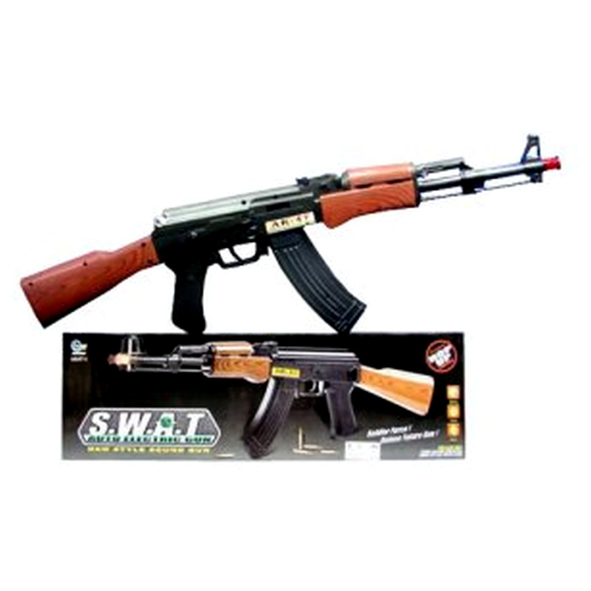 

Автомат со светом музыкальный A-Toys (AK 47-1)