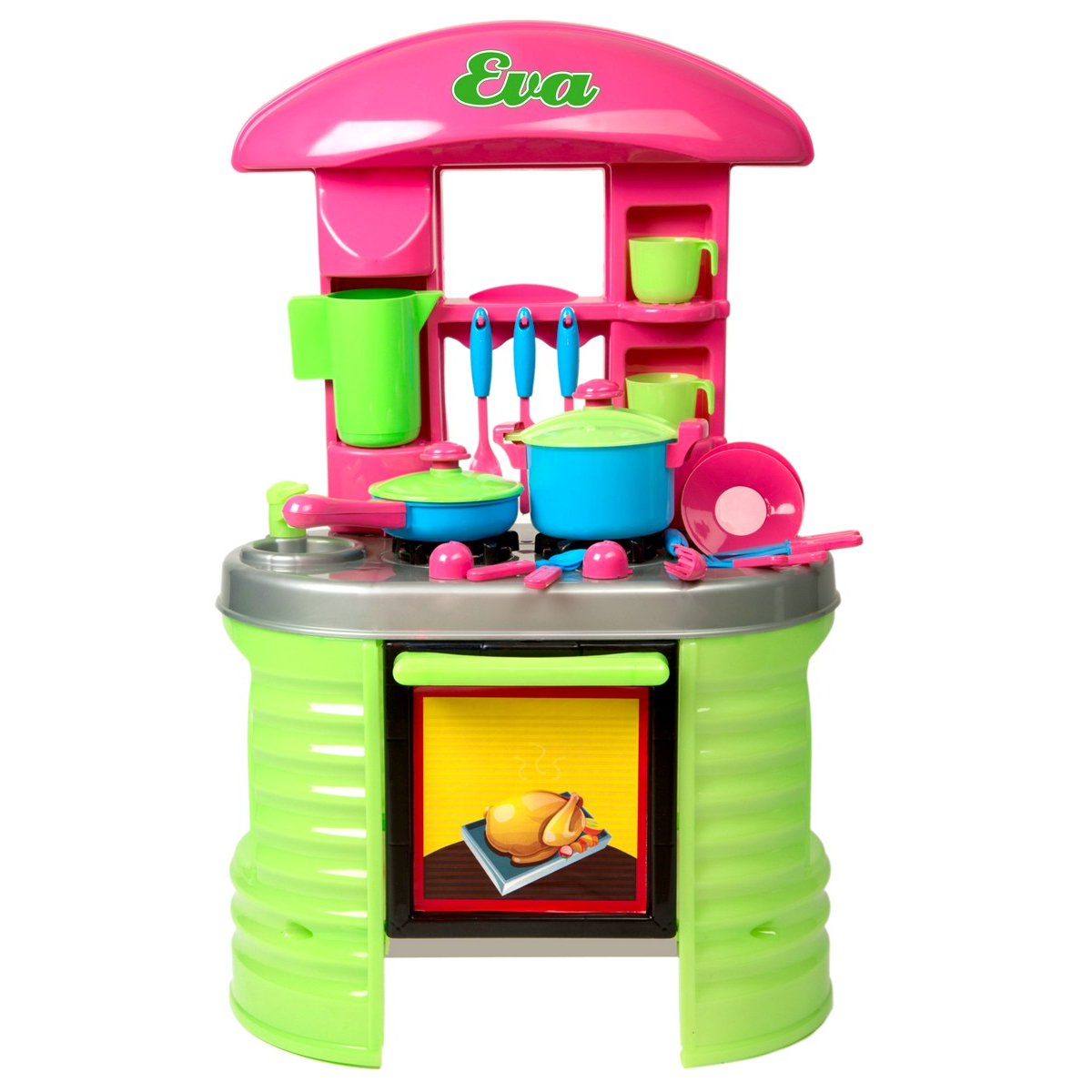 

Стол-кухня с посудой Ева Kinderway (04-403)
